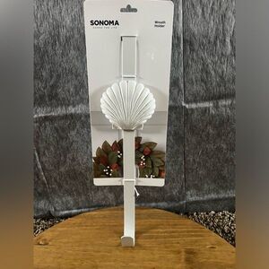 NEW Sonoma Shell Metal Door Hanger for Wreaths (Beach Vibes)